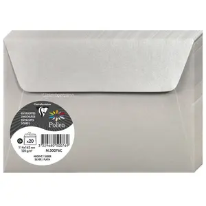 Briefumschlag Clairefontaine C6 (x20) 114x162 mm