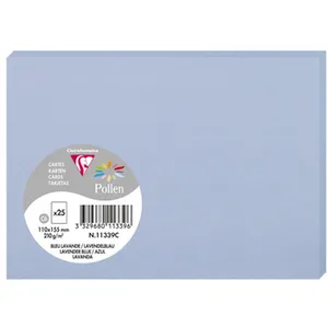 Clairefontaine Karte C6 Blütenstaub 210g Lavendelblau günstig