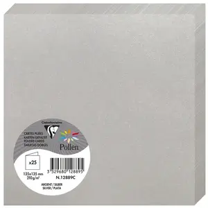25 gefaltete Karten Clairefontaine Pollen 135x135 mm günstig