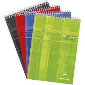 5x Clairefontaine, Heft + Block, Spiralblock (A4, Liniert, Weicher Einband) günstig