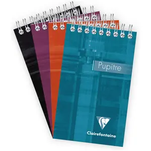 5x Clairefontaine, Heft + Block, Spiralblock (Spezial, Kariert, Weicher Einband) günstig