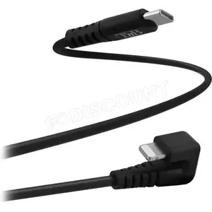 T'nB CÂBLE USB TYPE C - LIGHTNING M/M 2M COUDÉ 180° (NOIR) (2 m), USB Kabel günstig