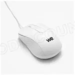 We-Vibe Souris filaire compatible USB (Blanc) (Kabelgebunden), Maus, Weiss