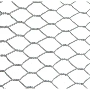Grauer Dreifach-Tierzaun, H.1 x B.3 m, Maschenweite H.12 x B.12 mm günstig