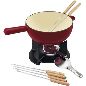 Beka Käsefondue-Set'Belledone' 10-teilig, Fondue Set, Schwarz, Rot günstig