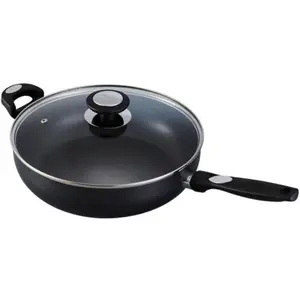 Beka PRO INDUC Grossraumpfanne mit keramische Antihaftbeschichtung, Glasdeckel & Gegengriff 28cm, Pfanne + Kochtopf