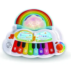 VTech Musikspielzeug Piano arc en ciel Lumi magique (Französisch)