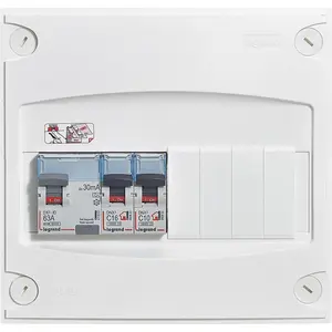LEGRAND 1-reihiges, vorverdrahtetes und ausgestattetes Schaltfeld mit ... günstig