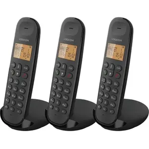 Logicom, DECT Trio Telefon ILOA 350 Freisprechen 300 m Reichweite, Sch...