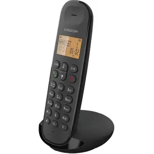 Logicom, Schnurlostelefon Iloa 150 Freisprechen mit Ladestation, Schwa...