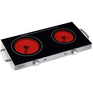 KitchenAid KCP-PV2800, Schwarz, Edelstahl, Arbeitsplatte, 56 cm, Keramik, Glas, 2 Zone(n)