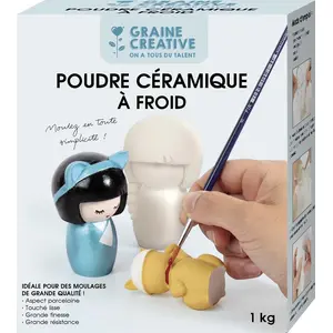Graine Creative Keramikpulver 1kg - Bastelmaterial für kreative Projek... günstig