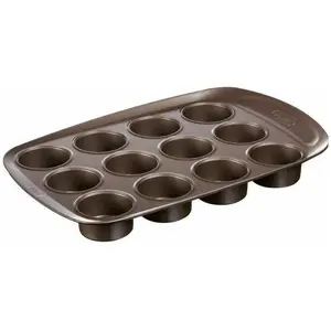 Pyrex Muffinform, Backform, Braun