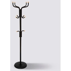 5five freistehender Garderobenständer, 178 cm, 11 Haken, schwarz - ide... günstig