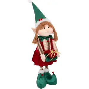 Teleskop-Weihnachtswichtel "Filou", Höhe 165 cm
