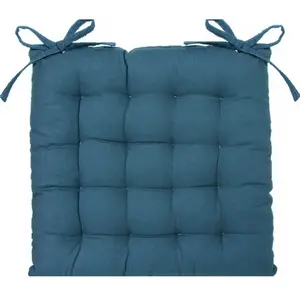 Atmosphera Stuhlkissen 38x38 cm für mehr Sitzkomfort - Blauer Bezug au... günstig