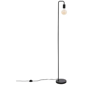 Atmosphera Stehleuchte Keli, 150 cm hohe Stehlampe aus schwarzem Metall für indirekte Raumbeleuchtung im Wohnbereich günstig