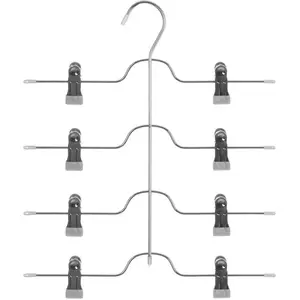 5Five, Kleiderbügel, Mehrfach-Clipaufhänger für Hosen 32,5x37,6cm (12x) günstig