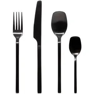 Besteck-Set aus Edelstahl MODERN, 24-teilig