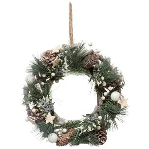 Atmosphera Créateur d'intérieur Adventskranz Weihnachtskranz aus Natur...
