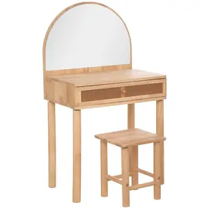 Atmosphera, Kinderstuhl + Kindertisch, Schminktisch + Hocker Landschaft, beige (Kinderstuhl, Kindertisch) günstig