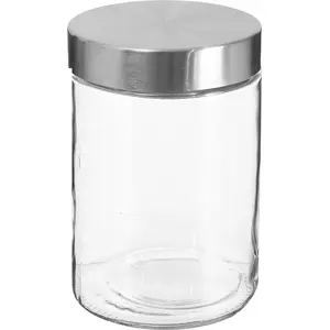 Vorratsdose aus Glas, mit Edelstahldeckel, 1200 ml günstig