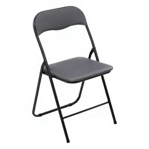 5five Klappstuhl Grau aus PU Leder für Esszimmer, Küche oder Garten - ... günstig