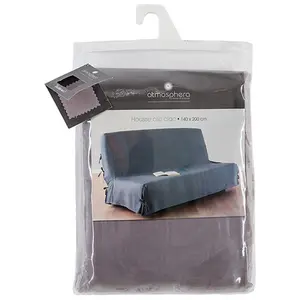 ATMOSPHERA 5five Sofa-Bett Bezug für 140x200 cm im eleganten Hellgrau ... günstig