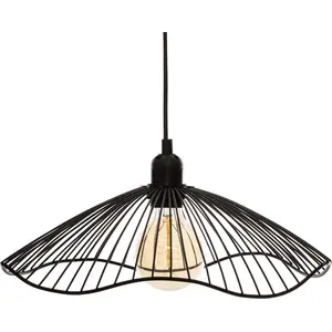 Atmosphera Galt, Flexible Halterung, Schwarz, Schwarz, Eisen, Schlafzimmer, Wohnzimmer, Schwarz günstig