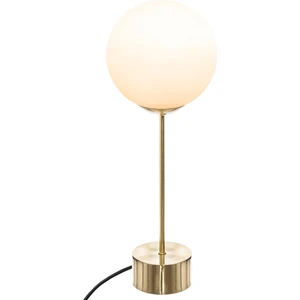 Dris Gold Nachttischlampe mit Glaslampenschirm günstig
