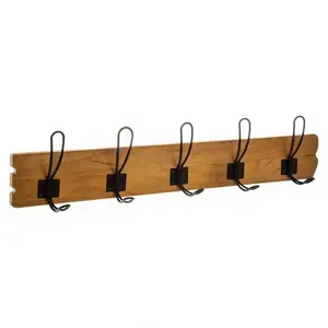 Atmosphera Garderobenleiste aus Holz mit 5 Haken, für die praktische W... günstig