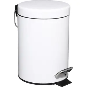 Kosmetikeimer, Mülleimer, 3L, weiß günstig