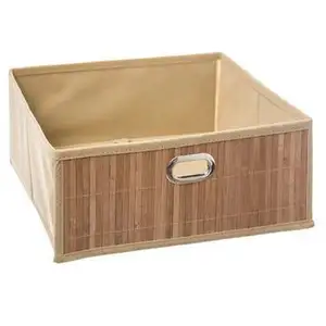 AC-DÉCO 5 Five Bamboo Bathroom Caet Basket 31x31x13.5 Mülleimer günstig
