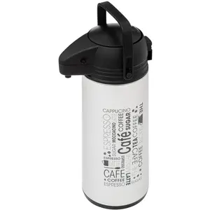 GCS Beverage Dispenser 1.9l, Thermoskanne, Silber, Schwarz