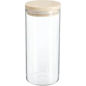 AC-DÉCO Five Glasbehälter 1.3l Durchsichtig Durchsichtig One Size