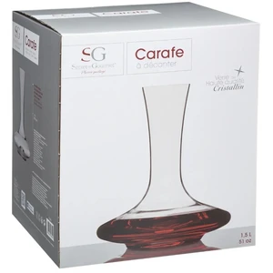 JJA Secret de Gourmet Karaffe aus Kristallglas, 1,5 Liter Fassungsverm...