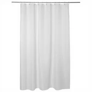 5Five Duschvorhang Kamm Weiß Modern: Elegantes Badetextil für eine sti... günstig