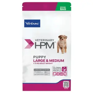 Virbac Hpm Baby Futter Für Große Und Mittelgroße Hunde 12kg