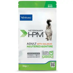 Virbac Hpm Adult Salmon Neutered & Entire Katzenfutter 3kg