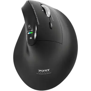 Port Connect Ergo Auditor Bt Rf 2.4ghz Kabellose Ergonomische Maus