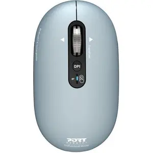Port Designs 910500, Beidhändig, Optisch, Bluetooth, 3200 DPI, Blau