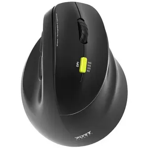 Port Designs 910007 (Kabelgebunden, Kabellos), Maus, Schwarz