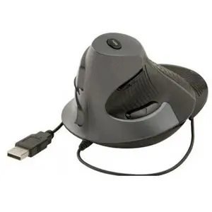 Dacomex Souris filaire compatible Verticale V200U (Noir) (Kabelgebunden), Maus, Schwarz