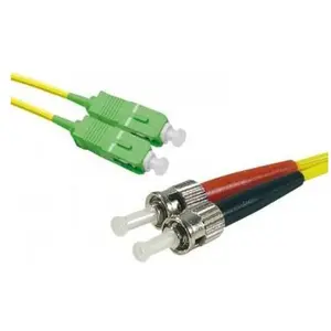 Générique SC-APC/ST-UPC duplex singlemode OS2 9/125 Fiber patch cable yellow - 5 m (5 m), Netzwerkkabel