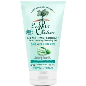Le Petit Olivier Peeling-Reinigungsgel Aloe Vera & Grüner Tee 1 543.31 cm günstig