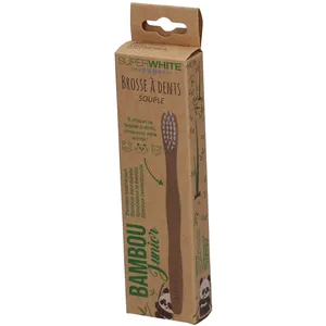 SUPERWHITE Weiche Zahnbürste Bambus Junior 1 ct günstig