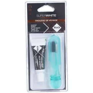 SUPERWHITE Reisetasche Zahnbürste und Zahnpasta 1 ct günstig