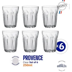 Bormioli Rocco Glas Duralex Provence Becher 250 ml 6er Set, Glas günstig