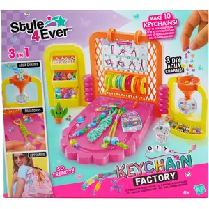 Canal Toys, Mädchen, Schlüsselanhänger, DIY Key Chain Factory, Türkis