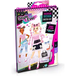 Canal Toys Bastelset Fashion Designer Mini Sketch Set